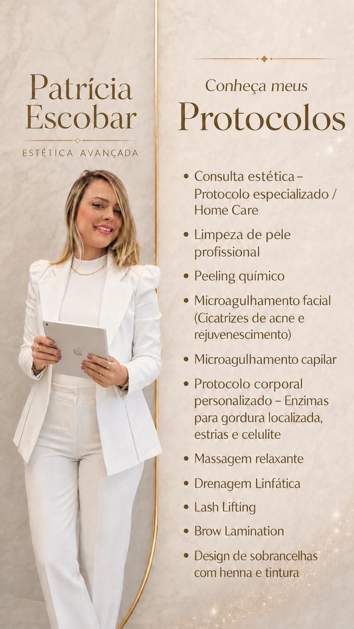 Resultado facial antes e depois